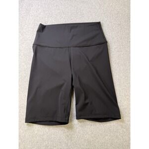 CRZ Yoga Black‎ High Rise Biker Shorts Women's M  8" Inseam